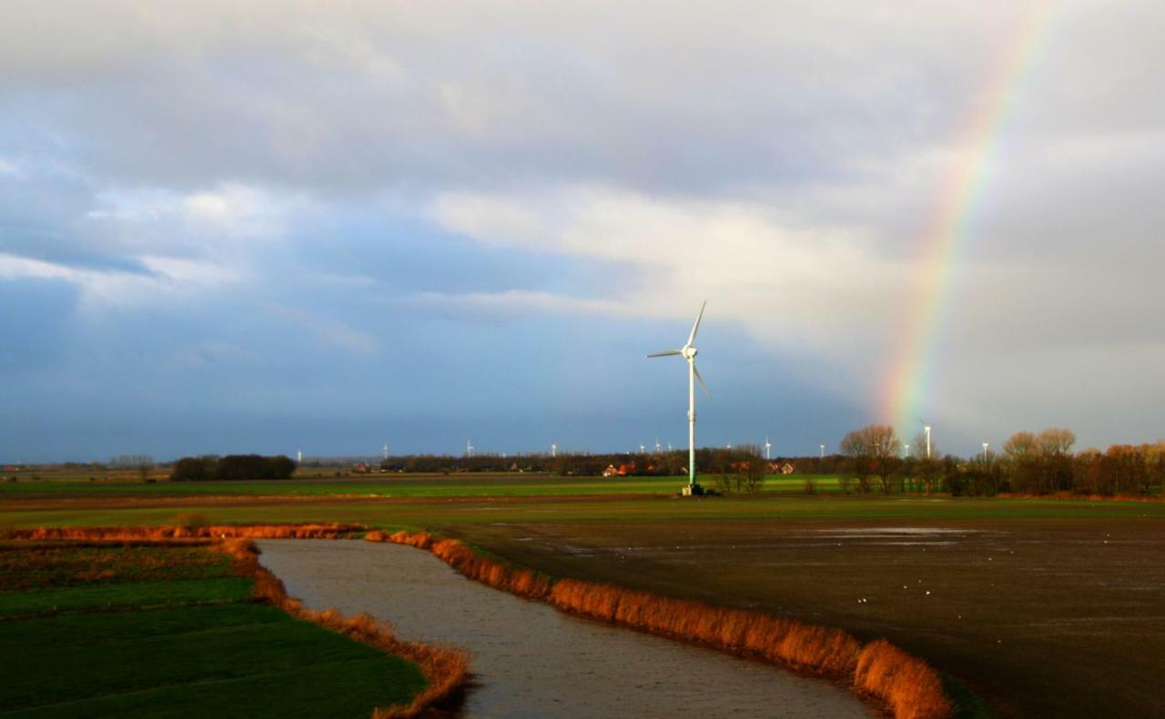 Fewo Schwarz Dornumersiel Buitenkant foto